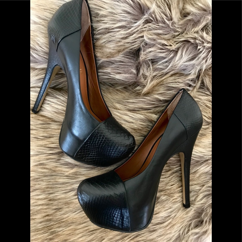Black Platform Heels
